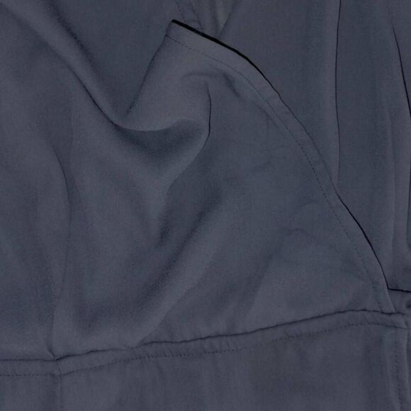 Love X Design Womens Maxi Sz 2X Navy VNeck Flutter Sleeve Chiffon Plus Formal - Picture 10 of 13